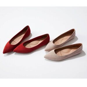 NWT UNIQLO Women's Deep Red Flat Shoes